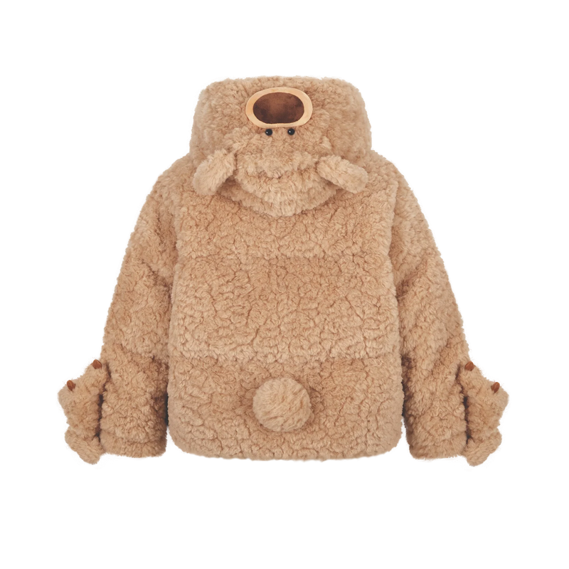 13DE MARZO Bear Costume Down Jacket