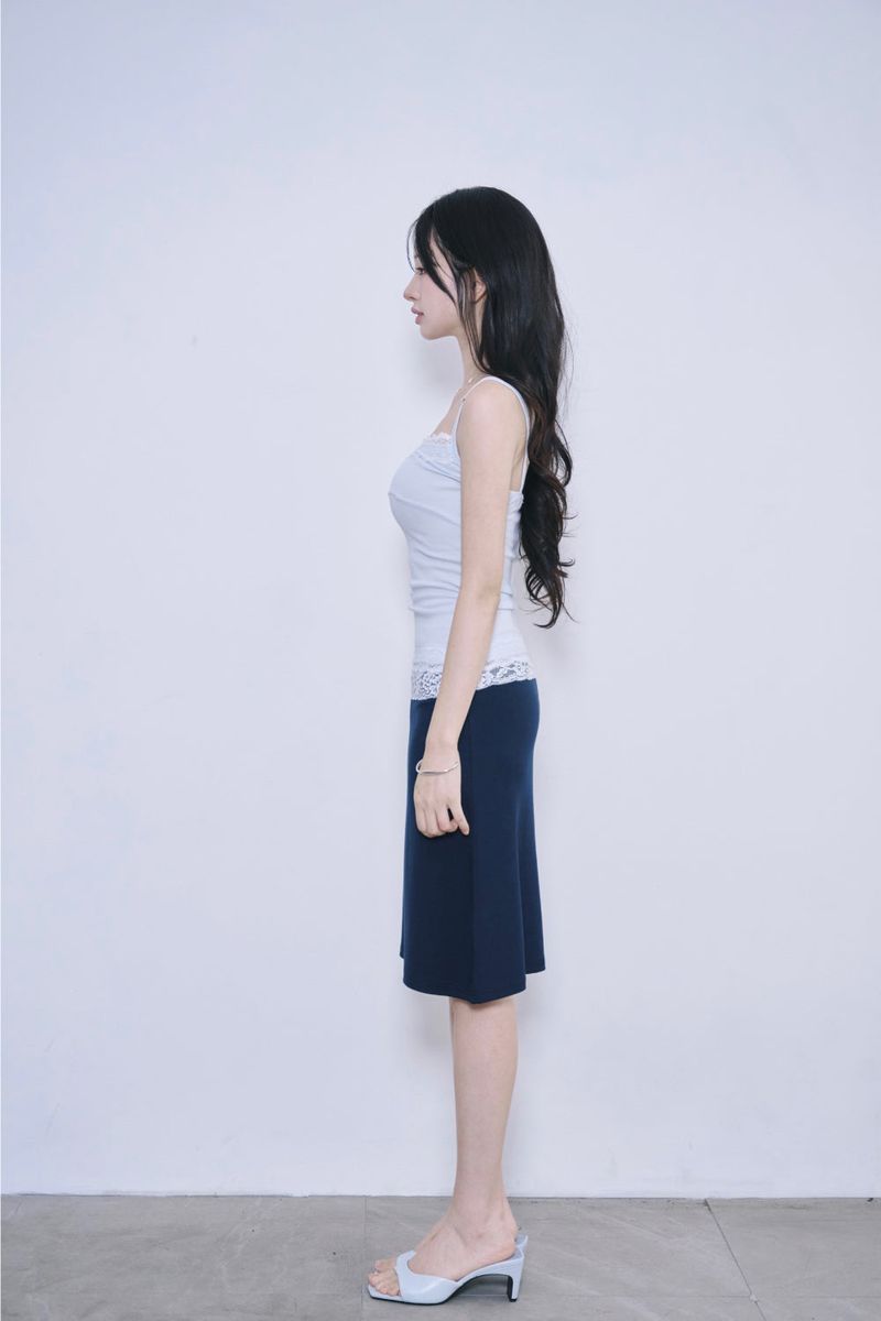 [MADE] Sherry Lace Midi Skirt