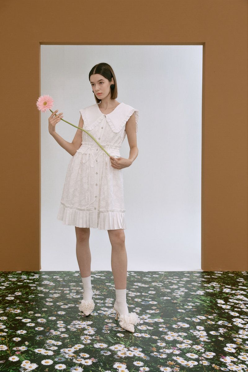 ROMANCHIC(ロマンシック)の「Big collar dress(Dresses)」
