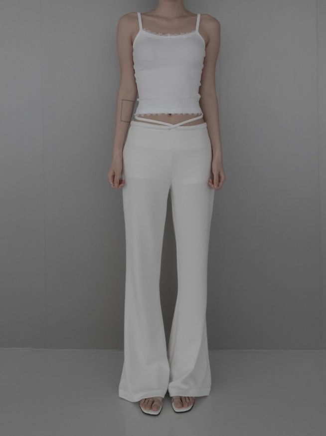 Airy Low Bootcut Pants