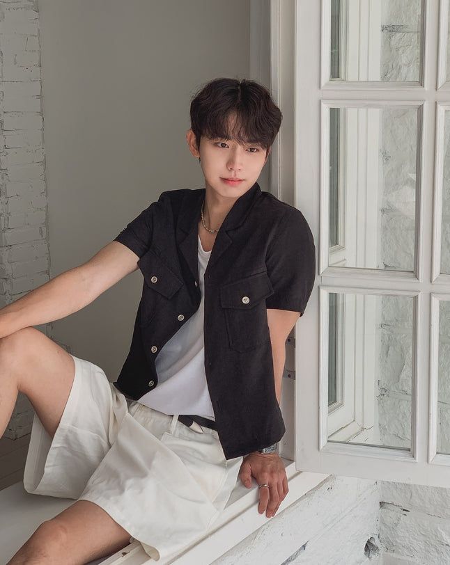 Morant Open Collar Short Sleeve Jacket