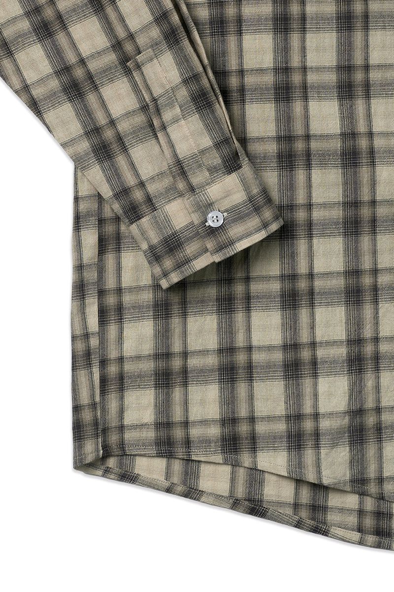 Autumn check shirt_beige