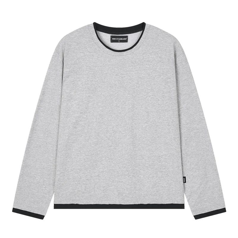 Raw-Edge Layered Long Sleeve (JTOSTL-0003)