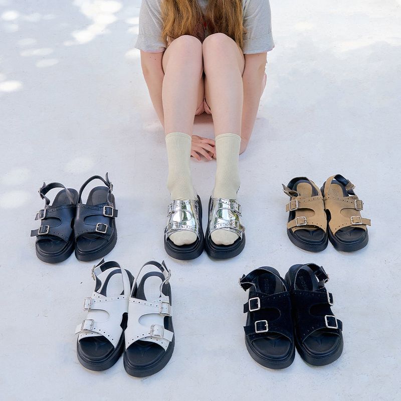 SHOEHI（シューハイ）の「Maya Belted Strap Sandal_S0525 (5Colors)（Shoes）」