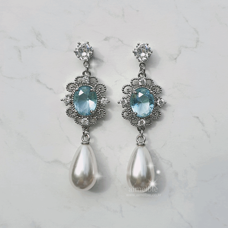 aimelbie（アイメルビー）の「アクアジュエルプリンセスイヤリング（アクセサリー）」