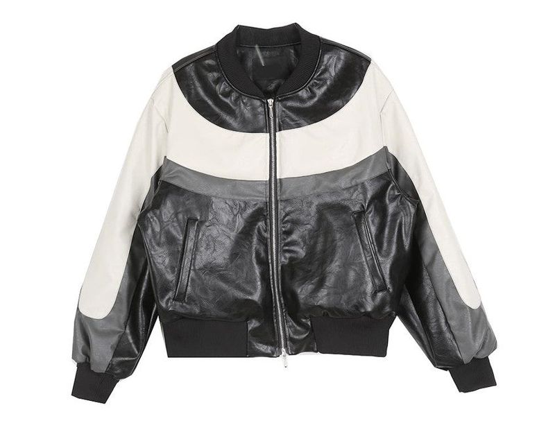 No.0454 padded leather JK