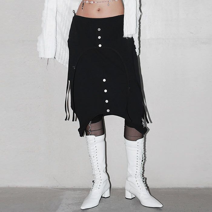 Sleeveless Layered Skirt