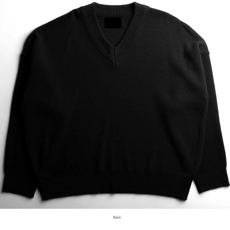 MJ Overfit Masion V Neck Knit (6color)
