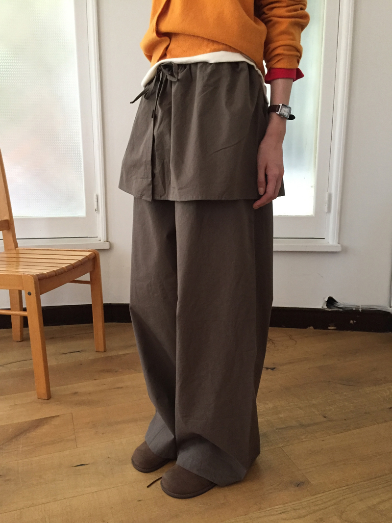 Spoog skirt pants (2color)