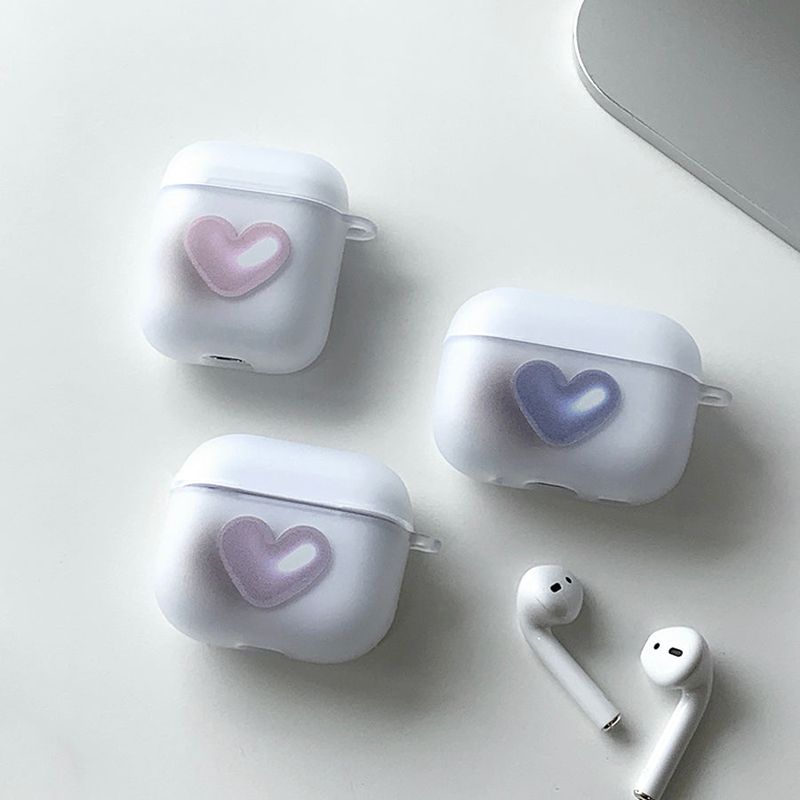 Blue - Heart Pop! AirPods Case_matt