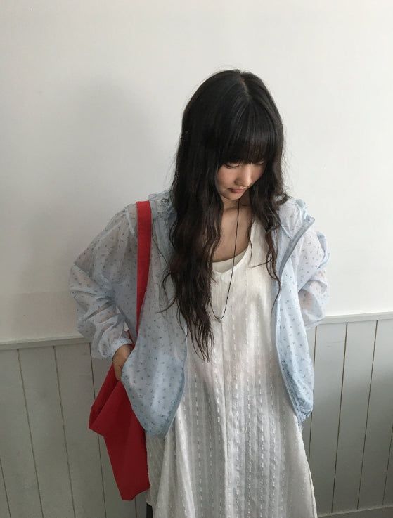 BAON（バオン）の「Ikoha Flower String Hood Windbreaker（Jackets/Outerwear）」