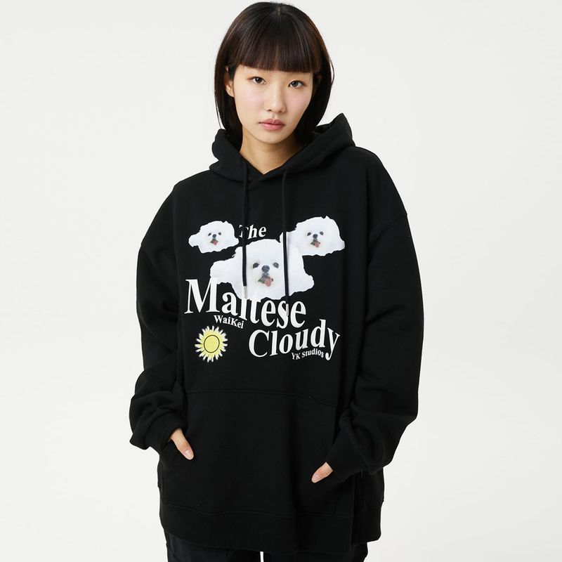(NO napping) Maltese cloudy hood