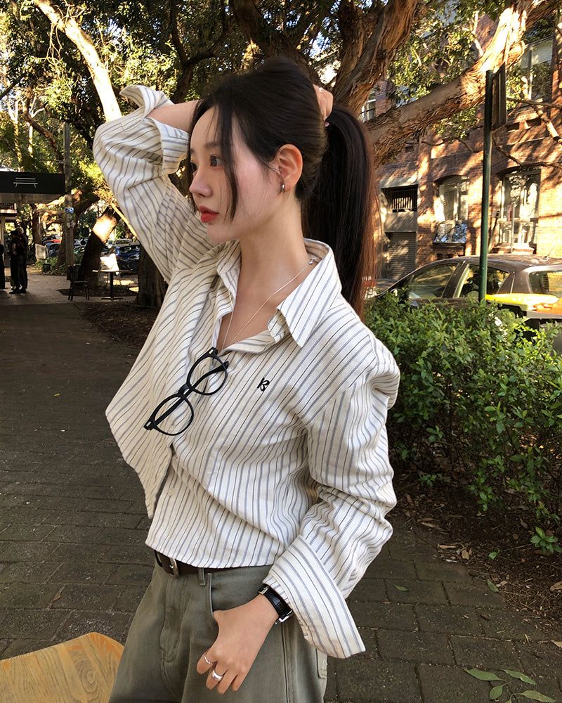 BEIDELLI（ベイデリー）の「[ORIGINAL] Snack Stripe Shirt（Tops）」