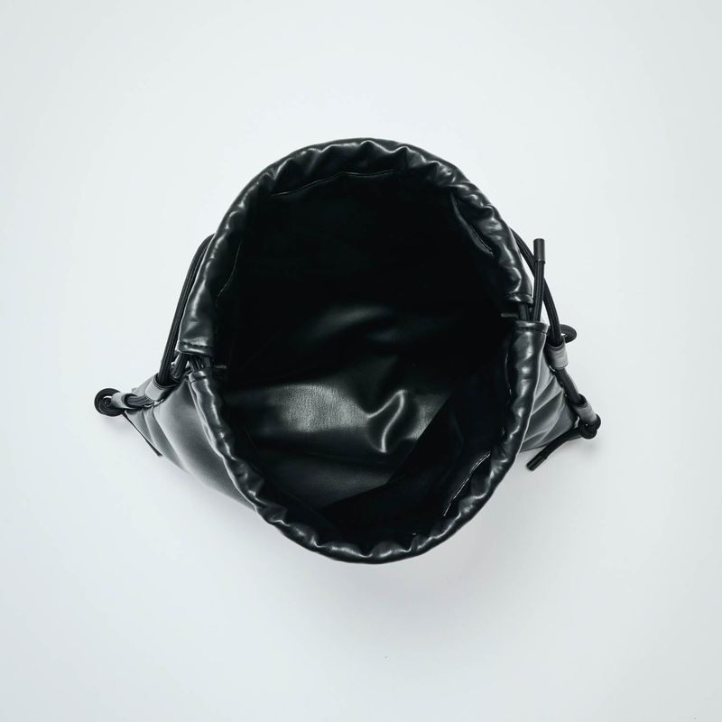 Recycled ECO Leather Drawstring Bag