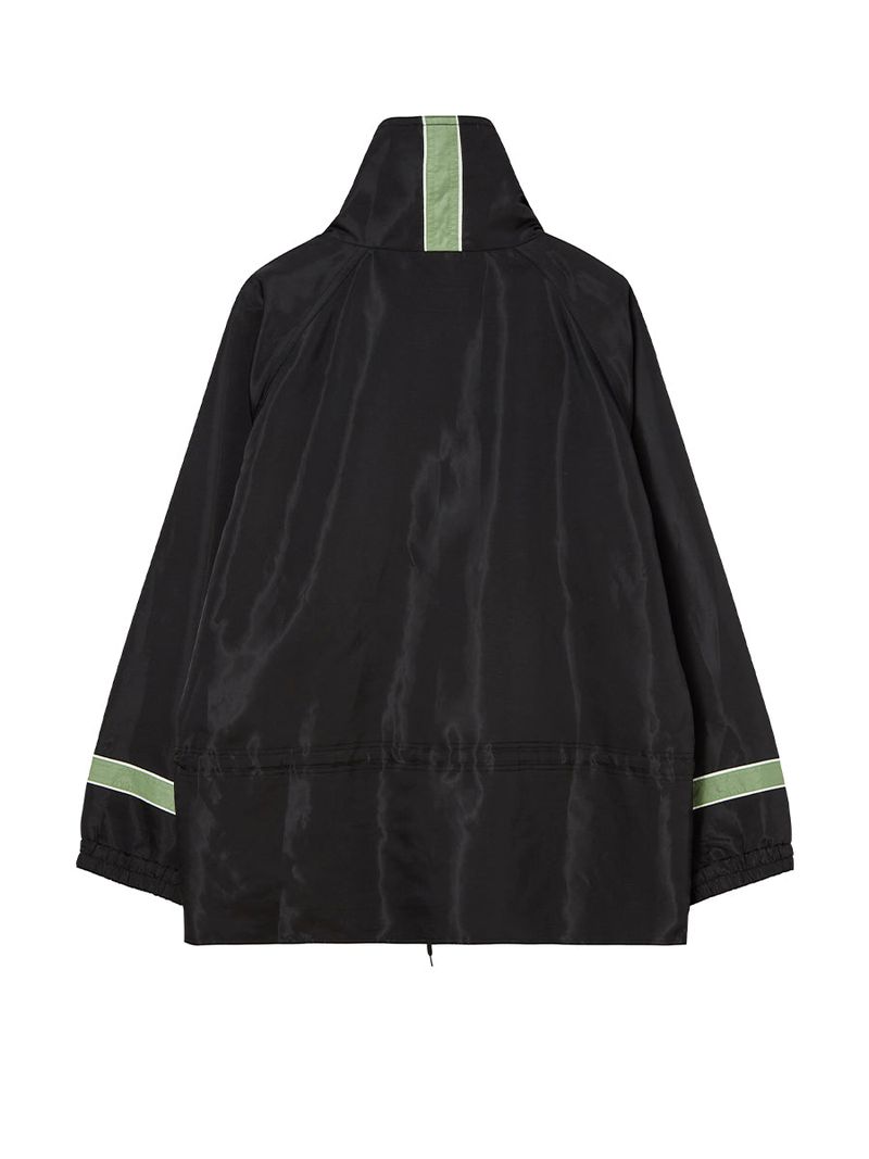 LACE UP ANORAK JACKET (BLACK)
