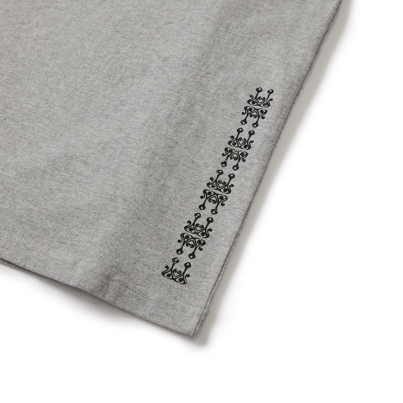Fiddlehead half T-shirts / Melange gray