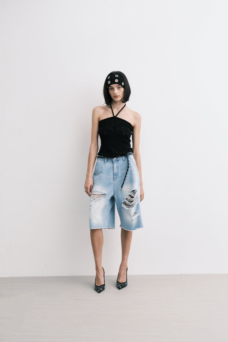 knit top (black)