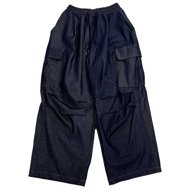 big over denim cargo balloon pt