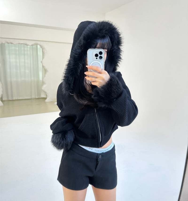 (Y2K + HIP♥/ HOOD + WARMER POINT♥) - 2 COLORS