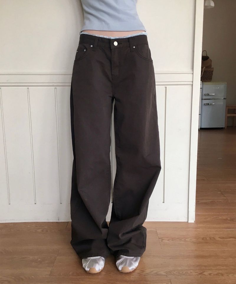cloudemotion(クラウドエモーション)の「brown soda-sagging low cotton wide pt(Pants)」
