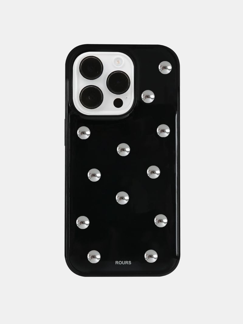 ROURS(ラウォルズ)の「tenten stud case (black)(Smartphone Accessories)」