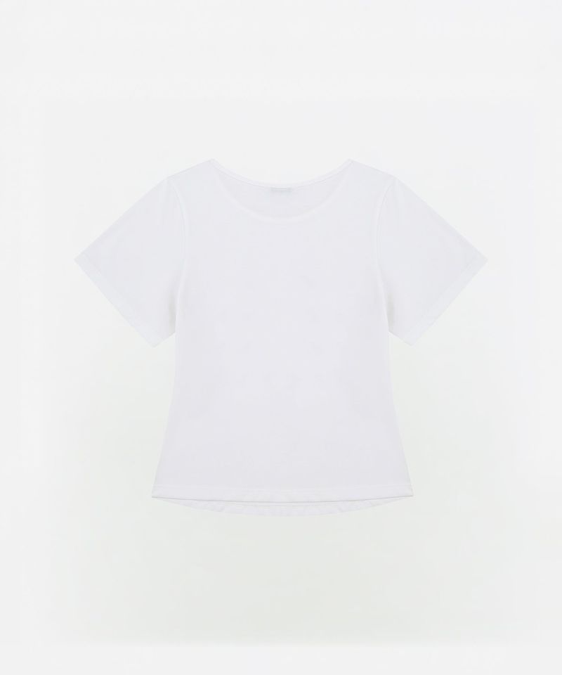 SPARK PRINT SLIM T-SHIRTS [WHITE]