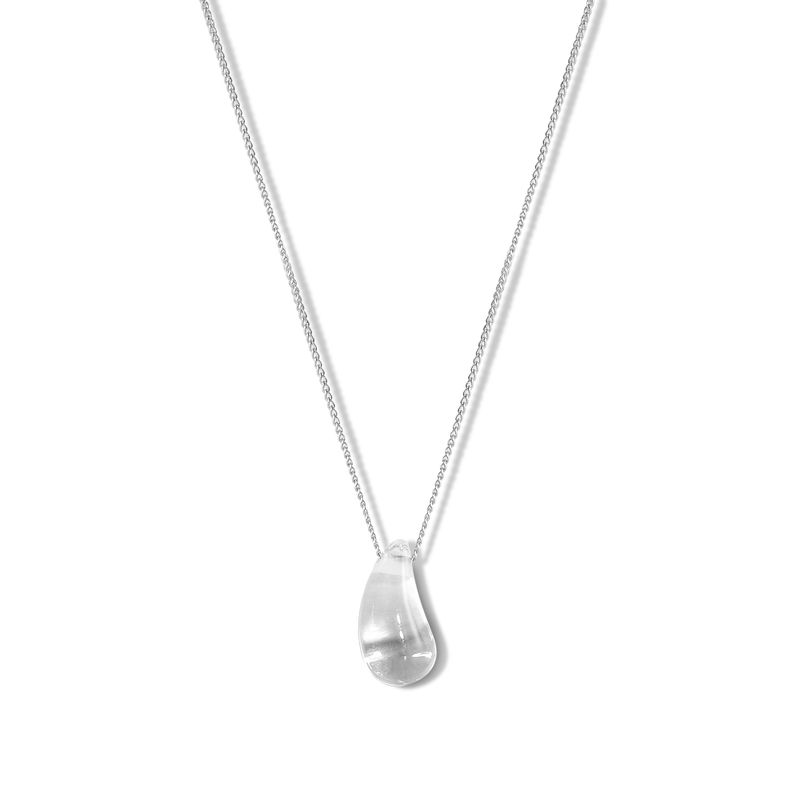 ELEGANT DEW QUARTZ NECKLACE 42cm