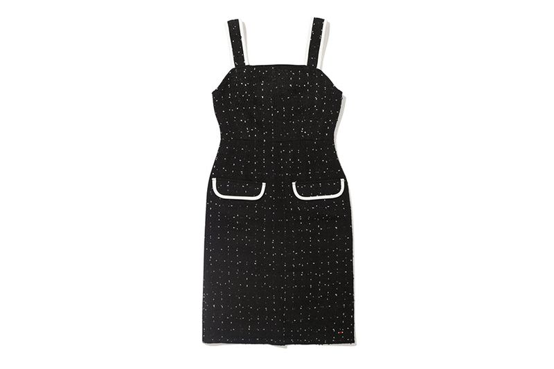 PURE TWEED DRESS_BLACK