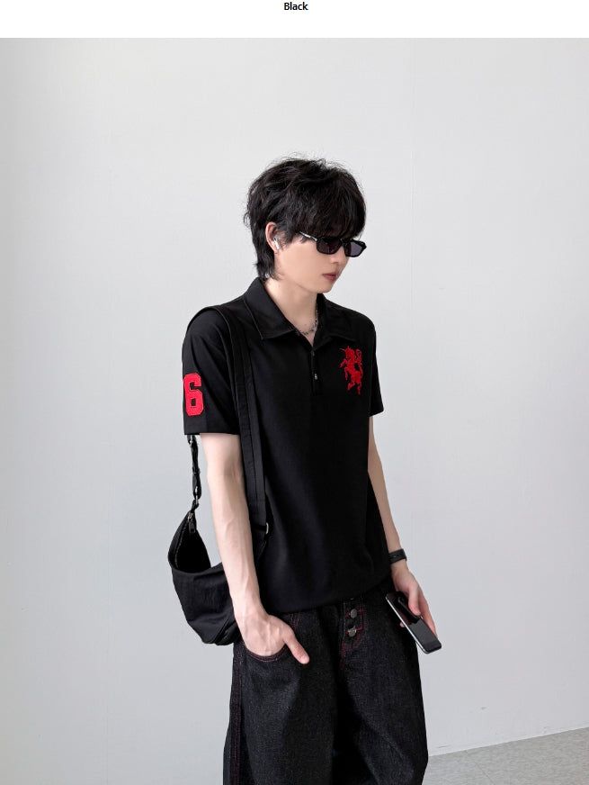 YOURNUS（ユアナス）の「Maive Half Collar T-Shirt（Tops）」