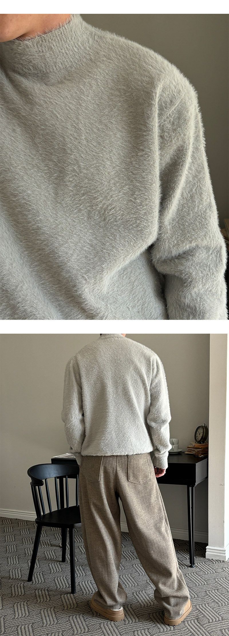  [F/W] Angora half pola knit(5color)