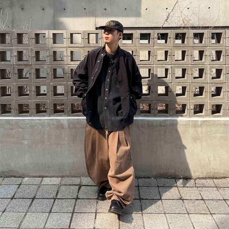 Oversized Light Nylon Jacket