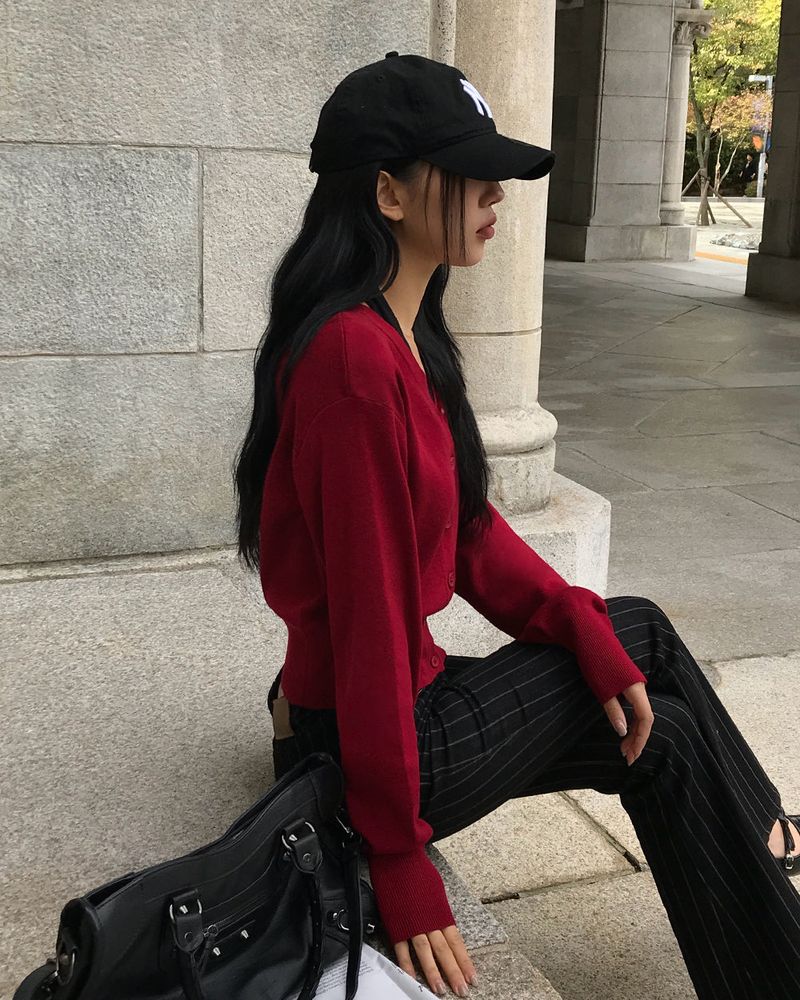 [ORIGINAL] Vale V-Neck Knit Cardigan