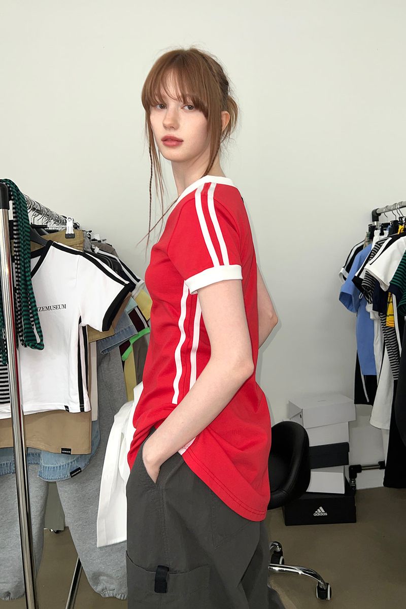 V NECK LINE OPS (RED)
