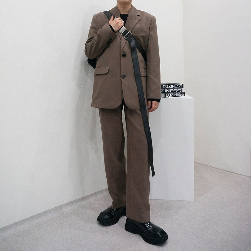 SK Daddy Half Two-Button Jacket (Set Up