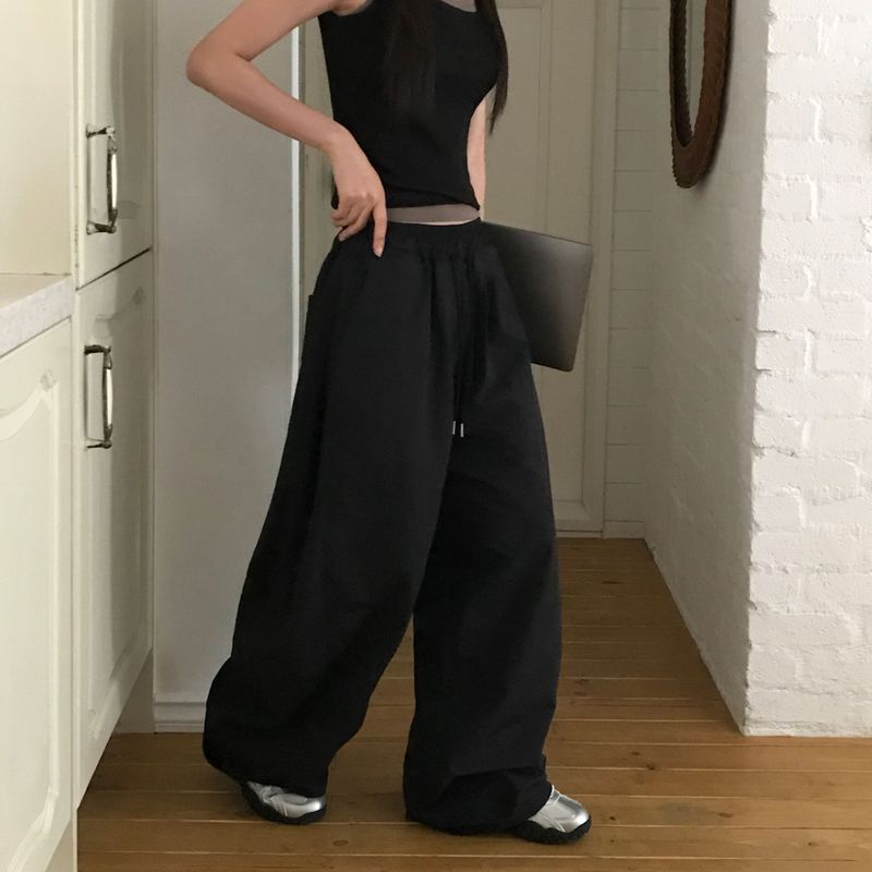 [MADE] Dump, folding nylon wide pants