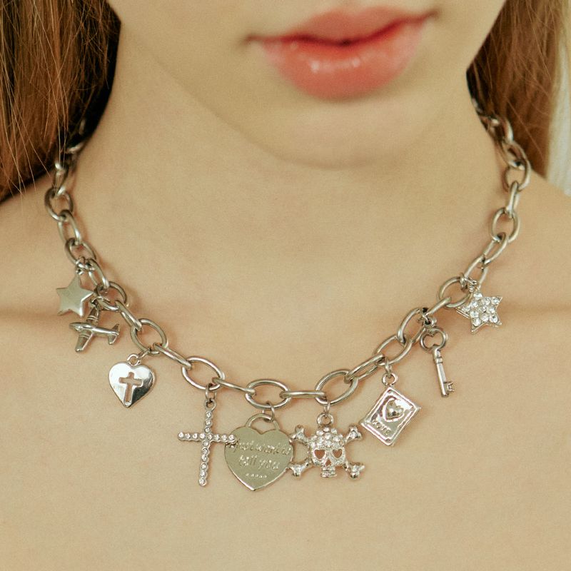 Funky Mix Bold Chain Surgical Necklace