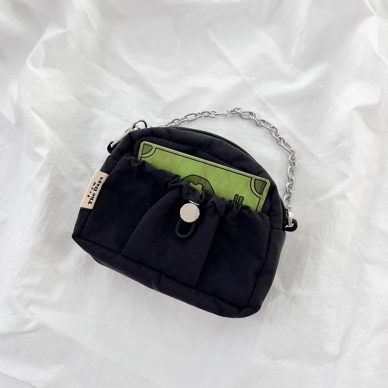Card Wallet Mini Chain Bag-BLACK