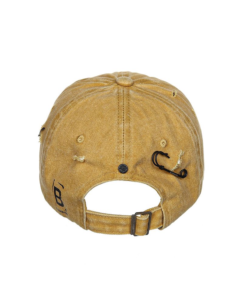 BBD Ripped Custom Vintage Clash Pigment Cap (Mustard)