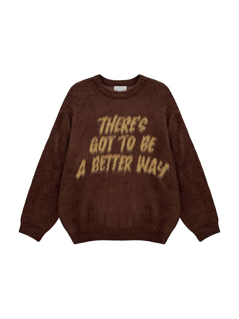 Message Play Wool Blend Knit 233222384