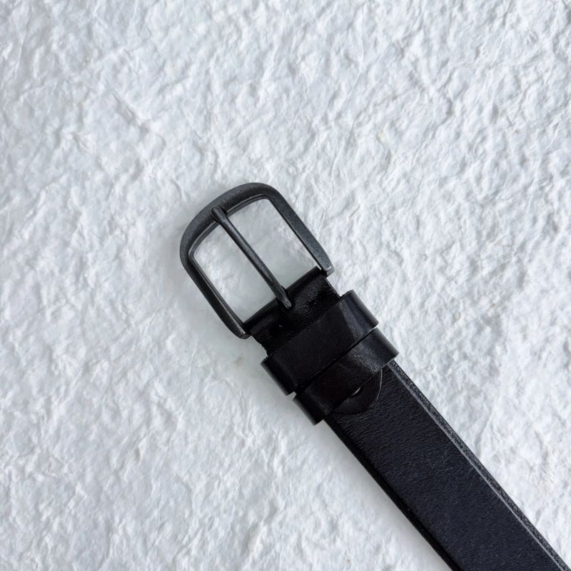 Black Lace Stitch Belt