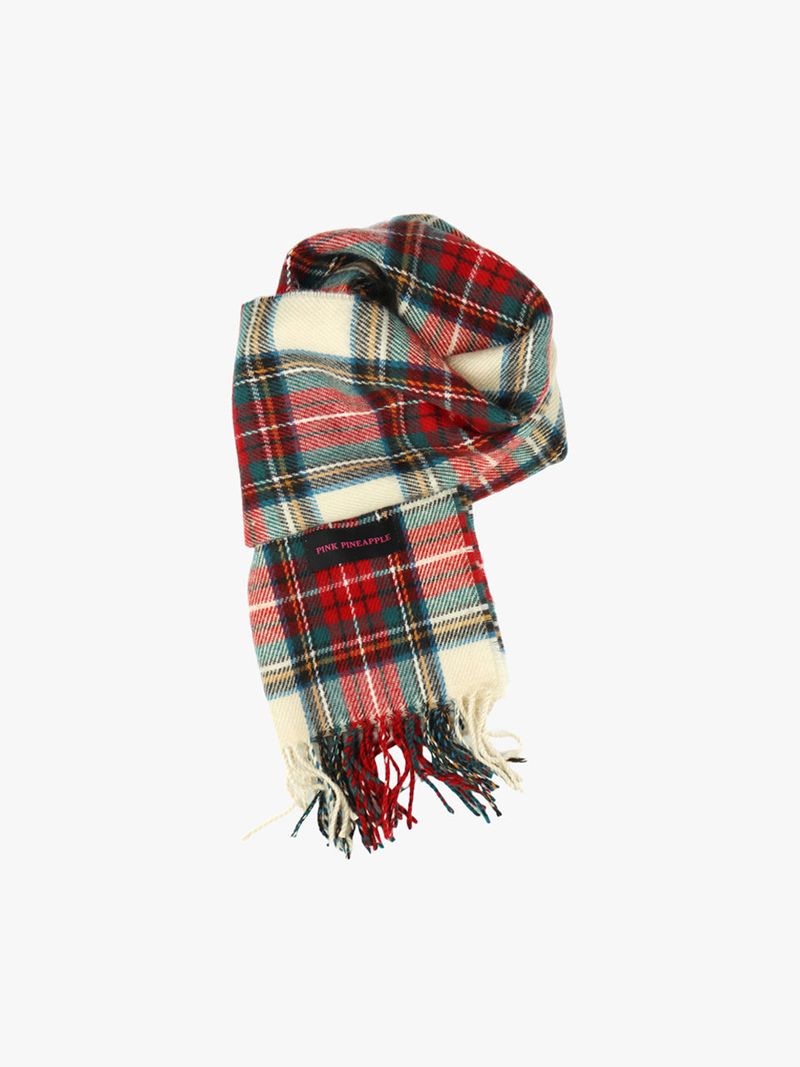 CLASSIC WOOL CHECK MUFFLER