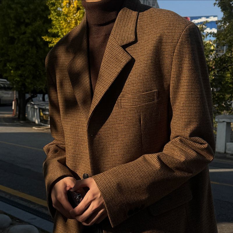 ASCLO Wool Houndstooth Jacket (2color)