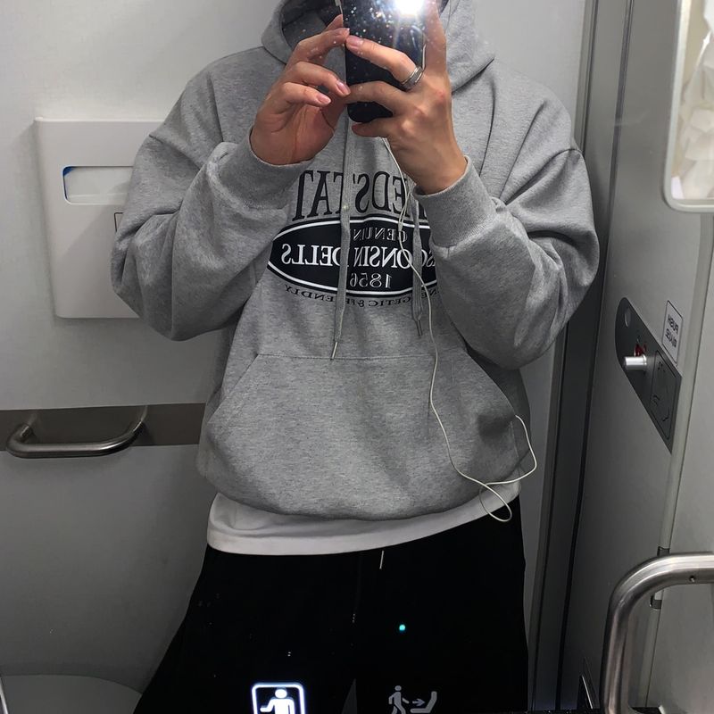 Look Grace United Graphic Oversized Hoodie