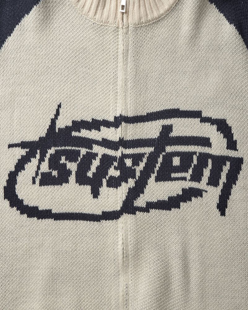 Corel Two-Way Raglan Knit Zip-Up