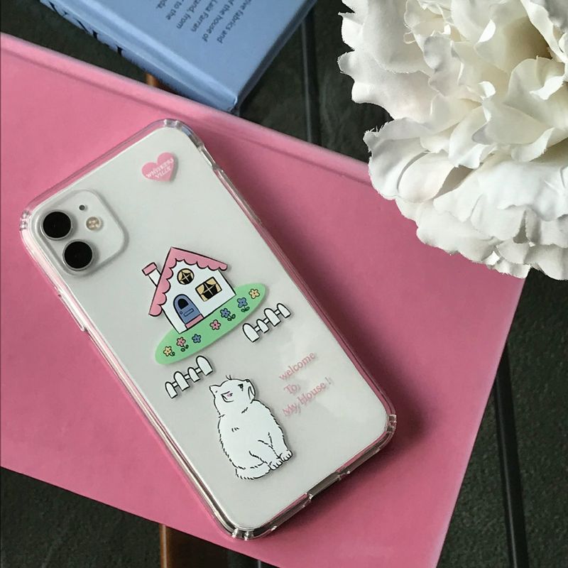 WHISKERSVILLE（ウィスカースビル）の「[MADE]Pink House Jelly Hard Case（Smartphone Accessories）」