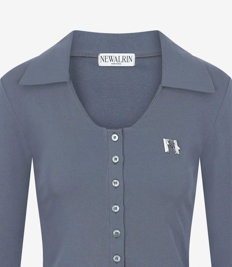 NEWALRIN Classic Button Shirt Top