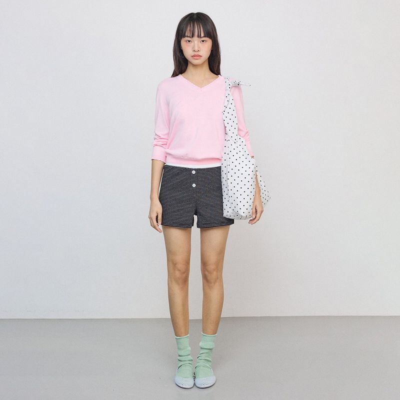 adit（アディット）の「ボーイフレンドショーツ_ブラック（パンツ）」