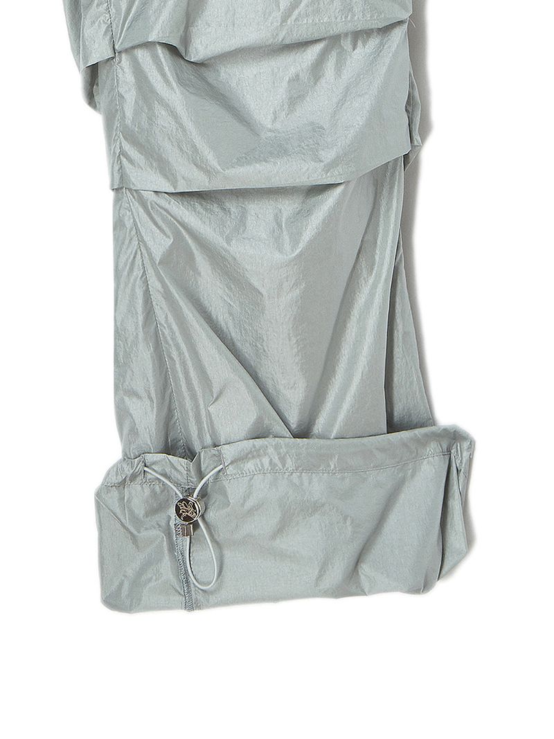 DRAPE LAYERED SKIRTPANTS (LIGHT GREY)
