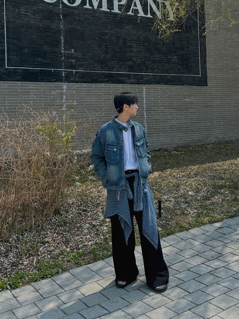 ASCLO Western Rider Denim Jacket (2color)