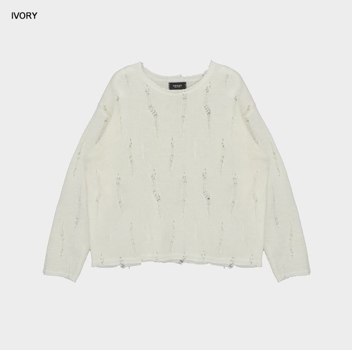 Damage Mohair Knit